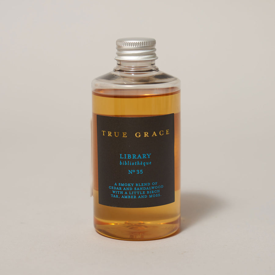 Library Room Diffuser Refill & reeds for tester | True Grace