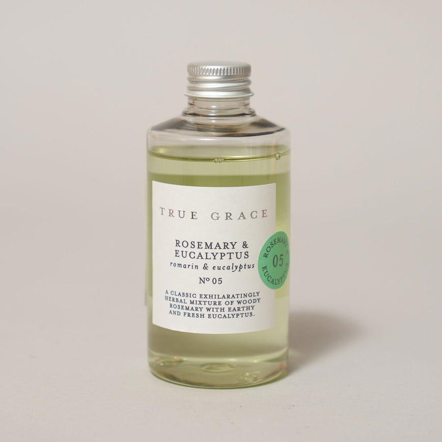 Rosemary & Eucalyptus Room Diffuser Refill & reeds for Tester | True Grace