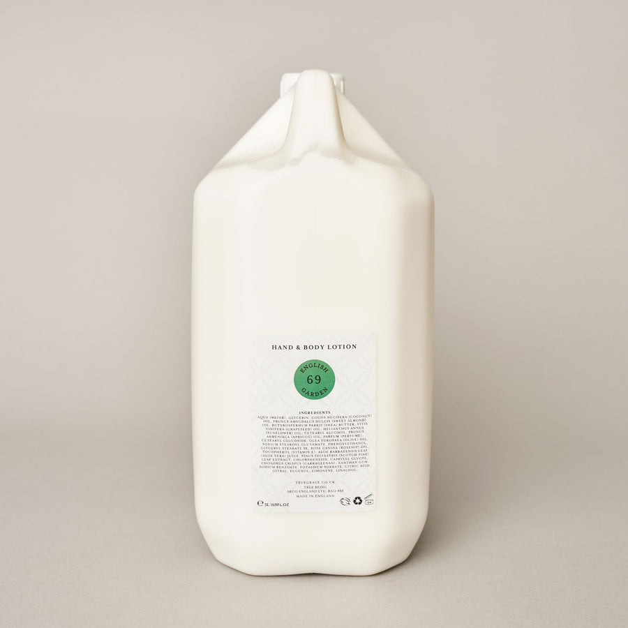 English Garden 5 Litre Hand & Body Lotion Refill | True Grace